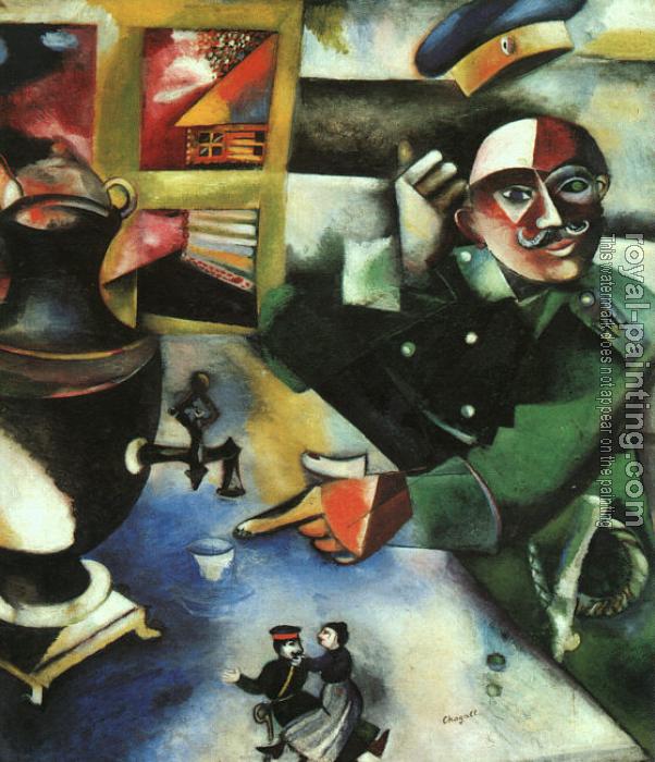 Marc Chagall : The Soldier Drinks